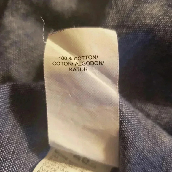 Lucky Brand Tuxedo Style Chambray Button Down - Picture 9 of 10